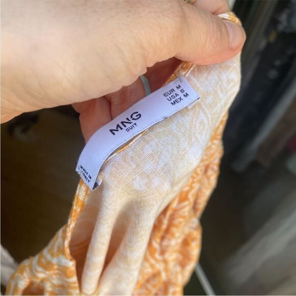 Mango Paisley maxi Dress size medium - Picture 7 of 7